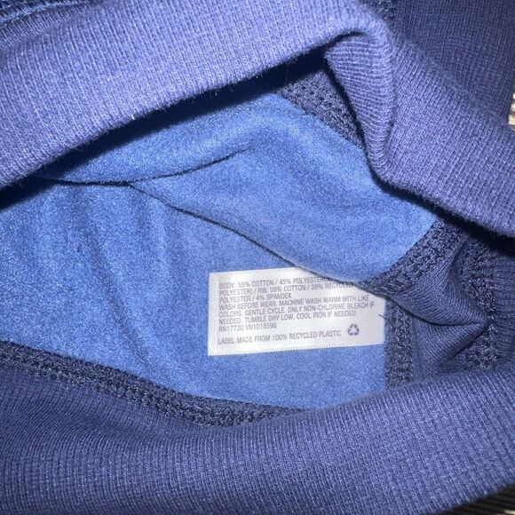 Boys' Fleece Crewneck Sweatshirt - All in Motion Blue. Size Medium. NWT. S - Picture 4 of 4